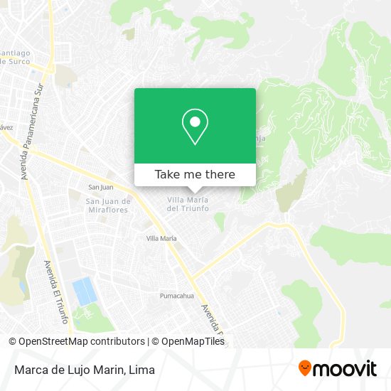 Marca de Lujo Marin map