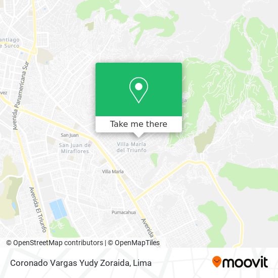 Coronado Vargas Yudy Zoraida map
