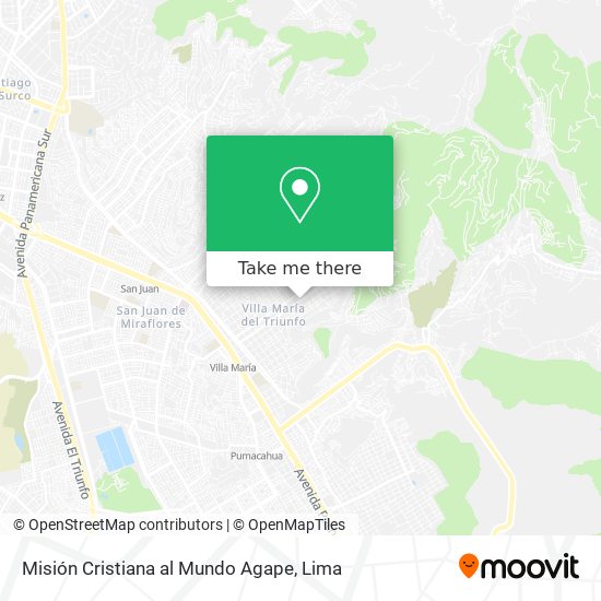 Mapa de Misión Cristiana al Mundo Agape