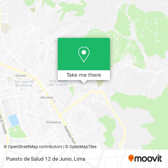 Puesto de Salud 12 de Junio map