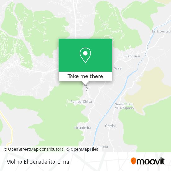 Molino El Ganaderito map