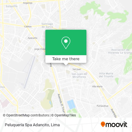 Peluquería Spa Adancito map