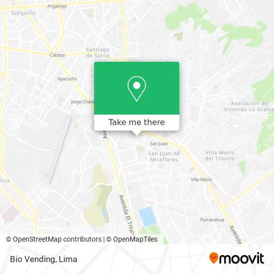 Bio Vending map