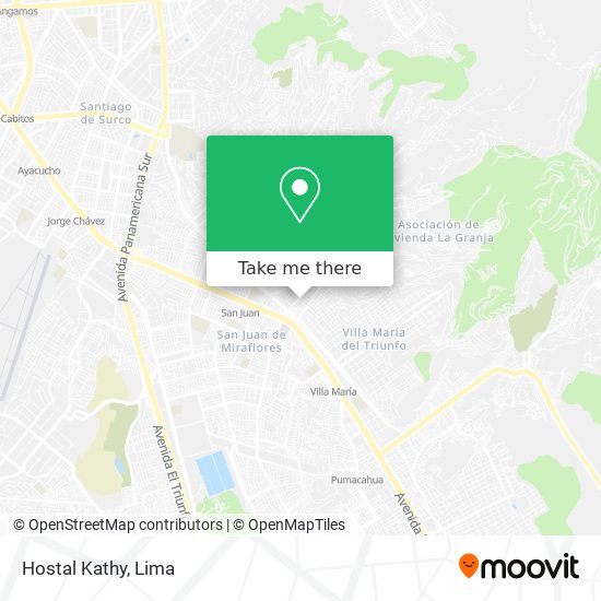 Mapa de Hostal Kathy