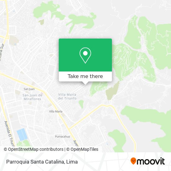 Mapa de Parroquia Santa Catalina