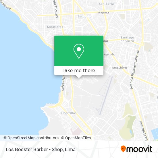 Los Bosster Barber - Shop map