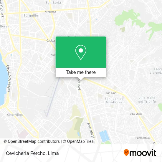 Cevicheria Fercho map