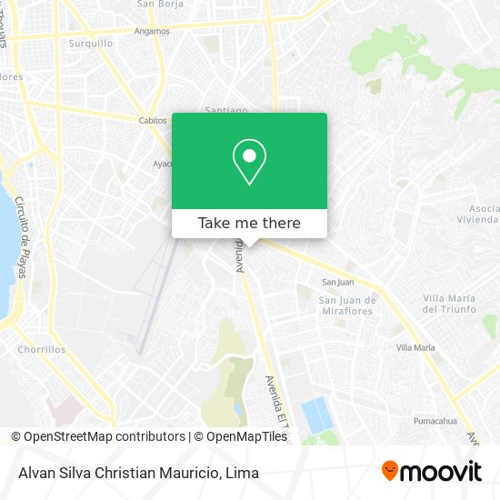 Alvan Silva Christian Mauricio map