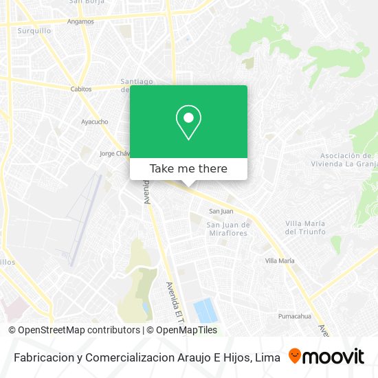 Mapa de Fabricacion y Comercializacion Araujo E Hijos