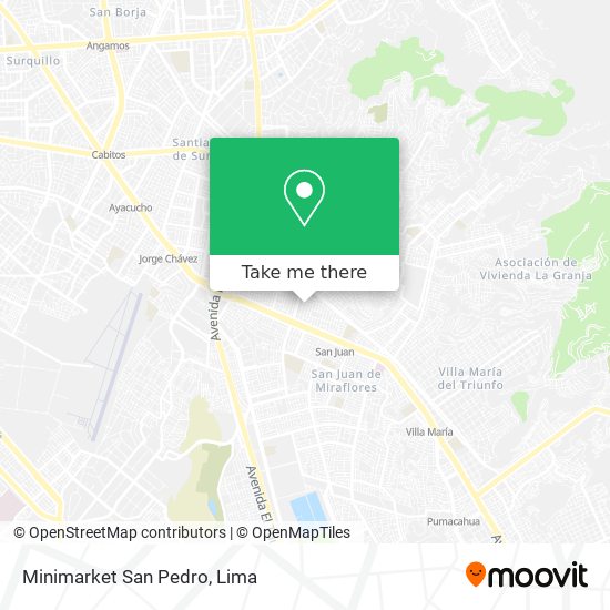 Minimarket San Pedro map