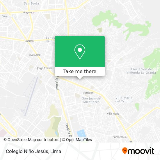 Mapa de Colegio Niño Jesús