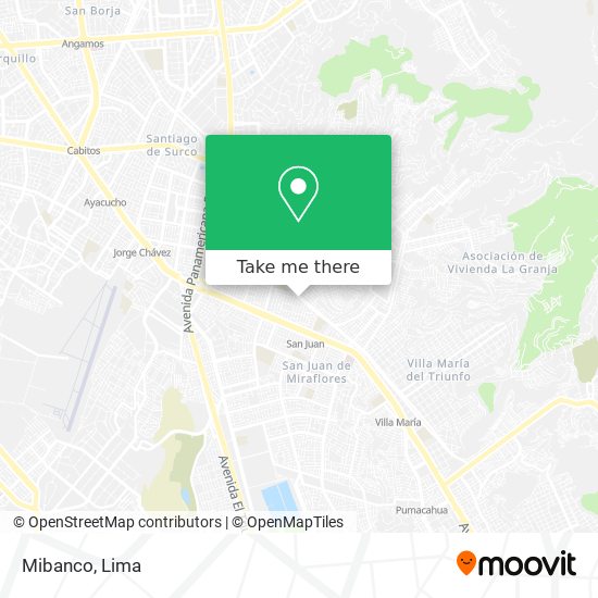 Mibanco map