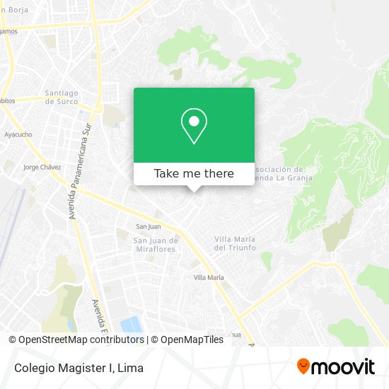 Colegio Magister I map