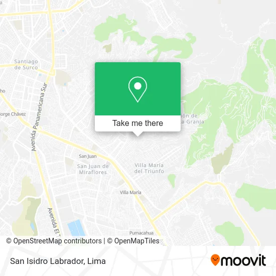 San Isidro Labrador map