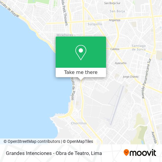 Grandes Intenciones - Obra de Teatro map