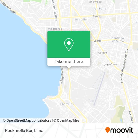Rocknrolla Bar map