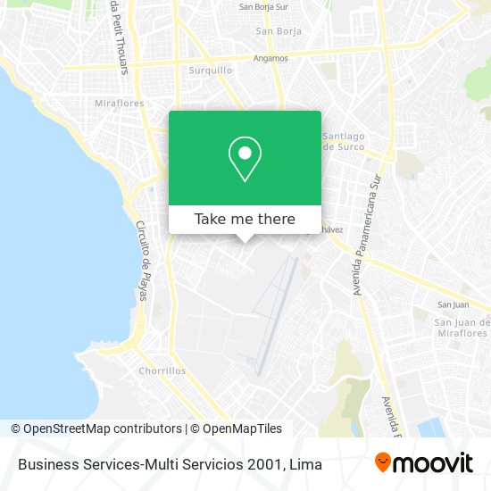 Business Services-Multi Servicios 2001 map