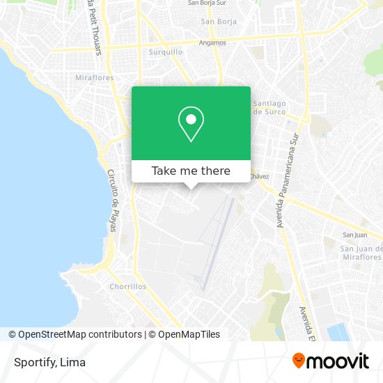 Mapa de Sportify