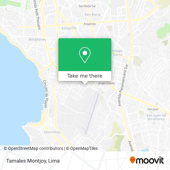 Tamales Montjoy map