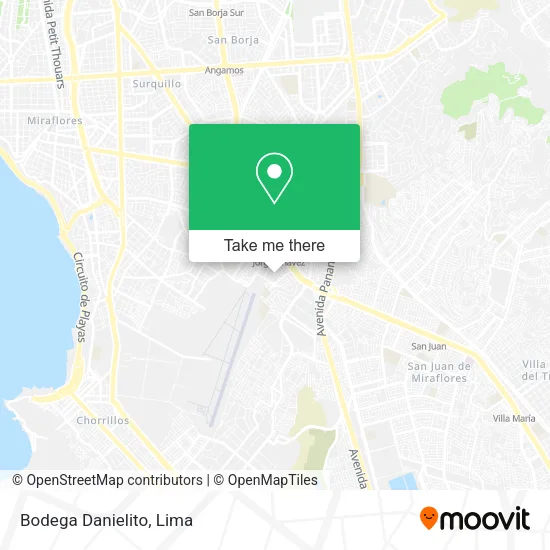 Bodega Danielito map