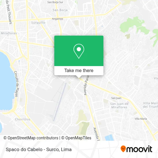 Spaco do Cabelo - Surco map