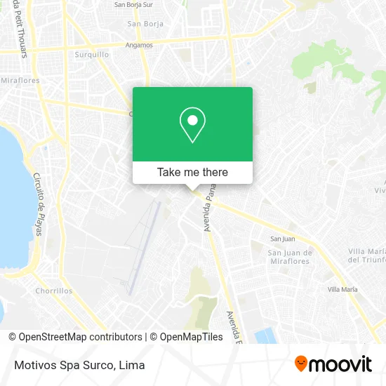 Motivos Spa Surco map