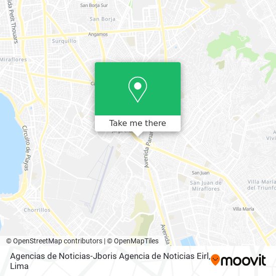 Agencias de Noticias-Jboris Agencia de Noticias Eirl map