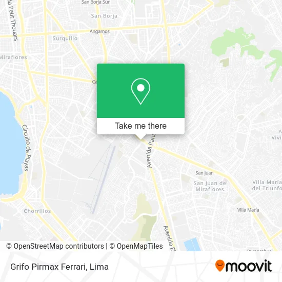 Grifo Pirmax Ferrari map