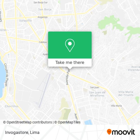 Invogastore map