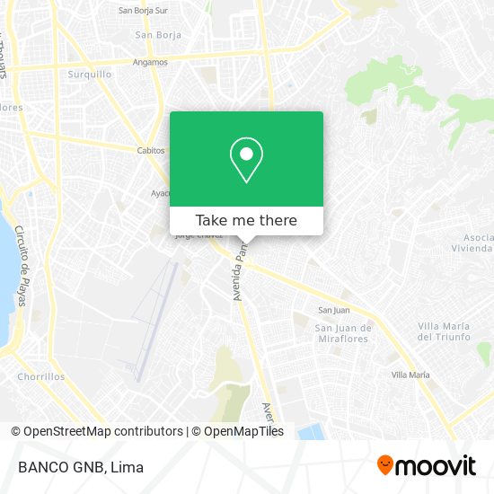 BANCO GNB map