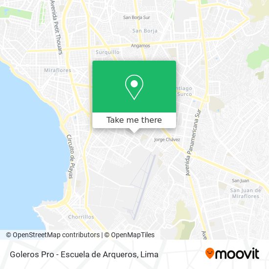 Goleros Pro - Escuela de Arqueros map