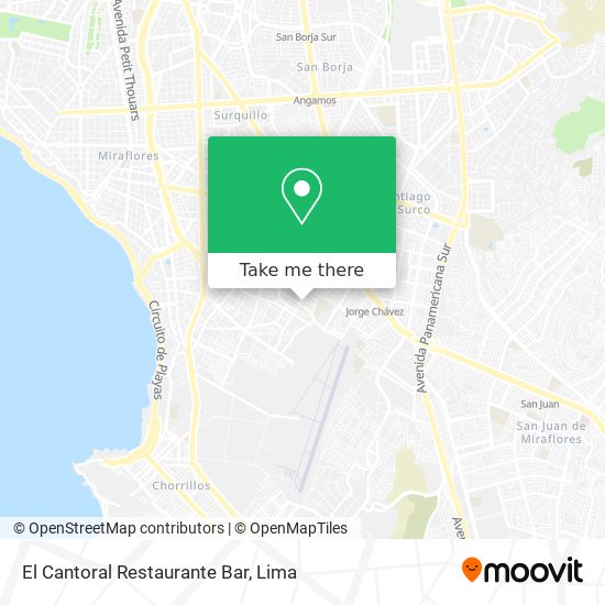 El Cantoral Restaurante Bar map