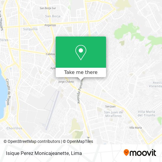 Isique Perez Monicajeanette map