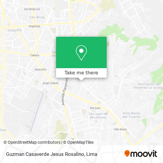 Guzman Casaverde Jesus Rosalino map