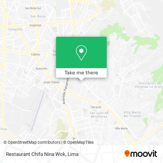 Restaurant Chifa Nina Wok map