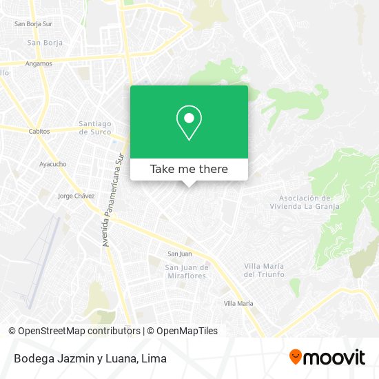 Mapa de Bodega Jazmin y Luana
