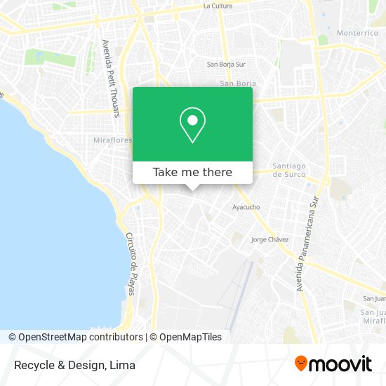 Mapa de Recycle & Design