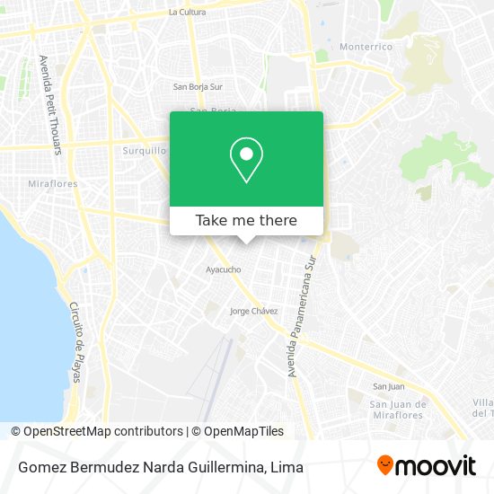 Gomez Bermudez Narda Guillermina map