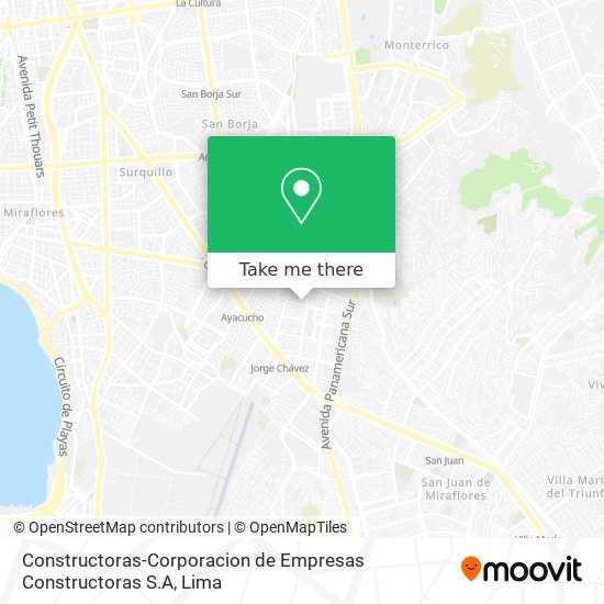 Constructoras-Corporacion de Empresas Constructoras S.A map