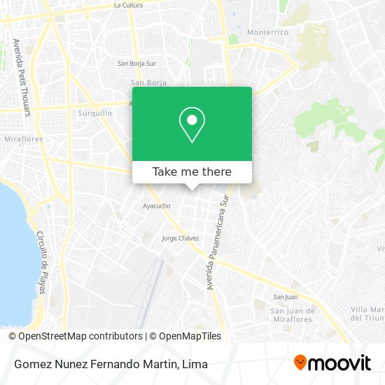 Mapa de Gomez Nunez Fernando Martin