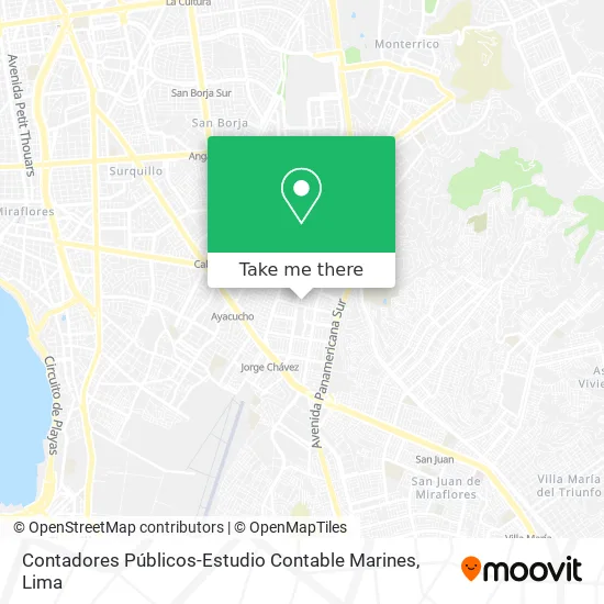 Contadores Públicos-Estudio Contable Marines map