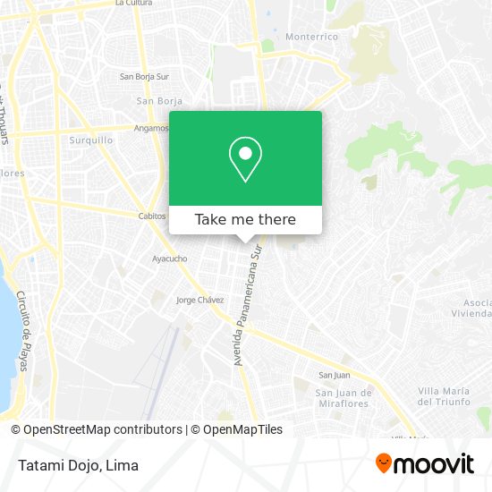 Tatami Dojo map