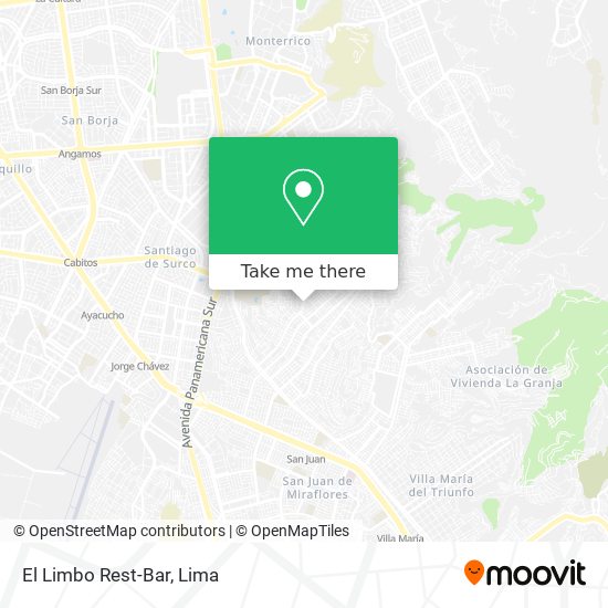 El Limbo Rest-Bar map