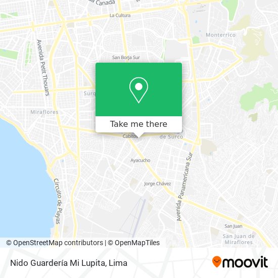 Nido Guardería Mi Lupita map