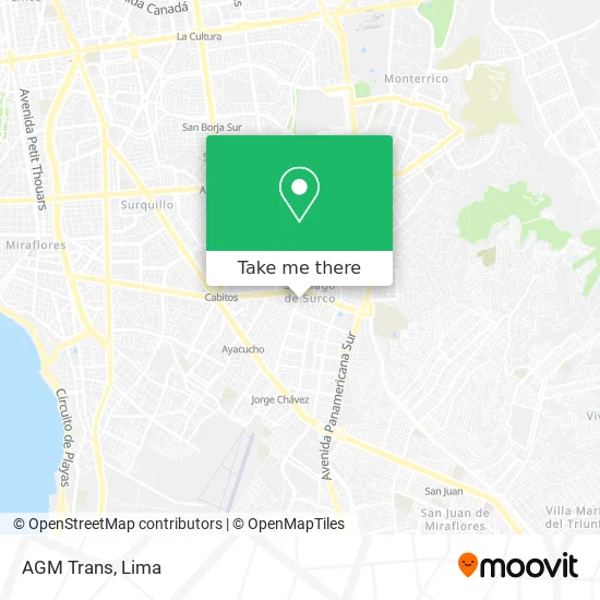 Mapa de AGM Trans