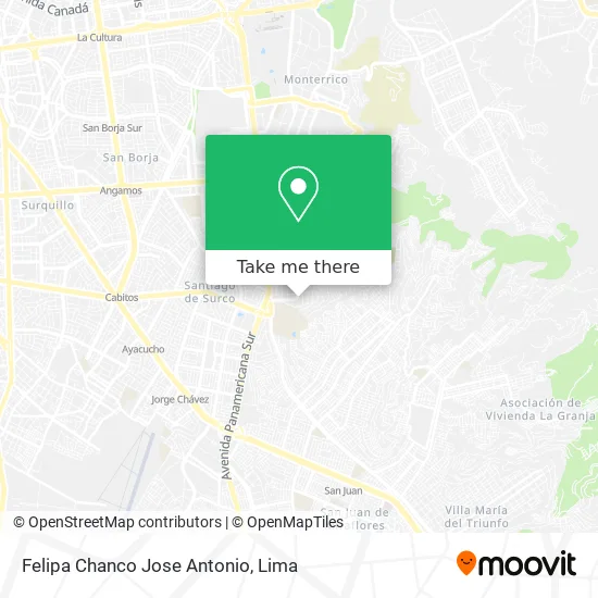Felipa Chanco Jose Antonio map