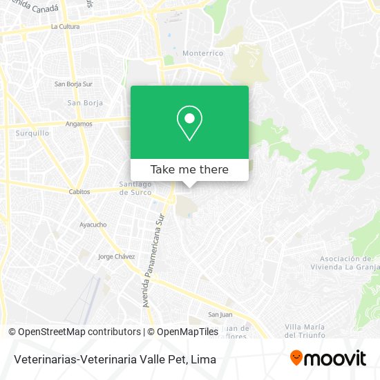 Veterinarias-Veterinaria Valle Pet map