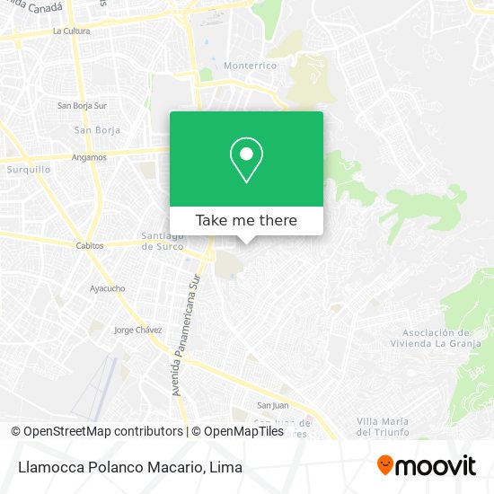 Llamocca Polanco Macario map