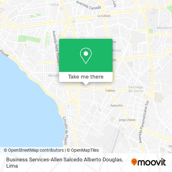 Business Services-Allen Salcedo Alberto Douglas map