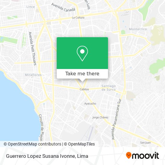 Guerrero Lopez Susana Ivonne map
